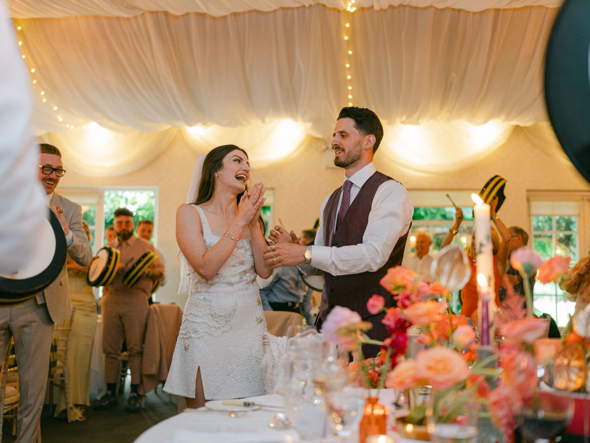 TheBodhranBuzz's tweet photo. Have all your favourite people be part of your first entrance as a married couple ❤️🥁

A Bodhrán Buzz workshop creates a special memory for both you and your guests - one everyone will be talking about long after the big day.

Get in touch! ✨

https://t.co/gASySSKePa https://t.co/nGMqpMBPIk