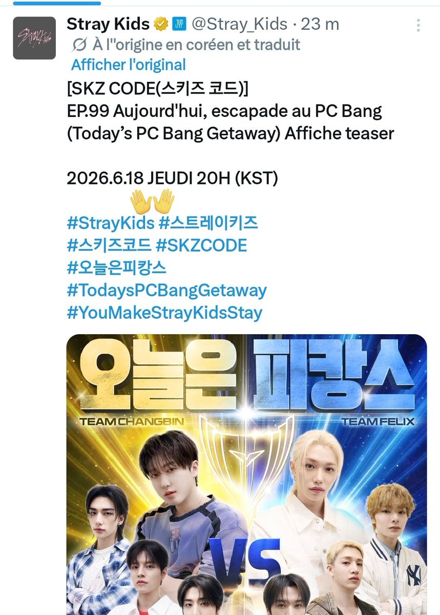 _lyneho's tweet photo. We got ATE announcement after skz code on 18 juin will we get a comeback announcement this time too 👀👀 https://t.co/mKxGZ6HryY