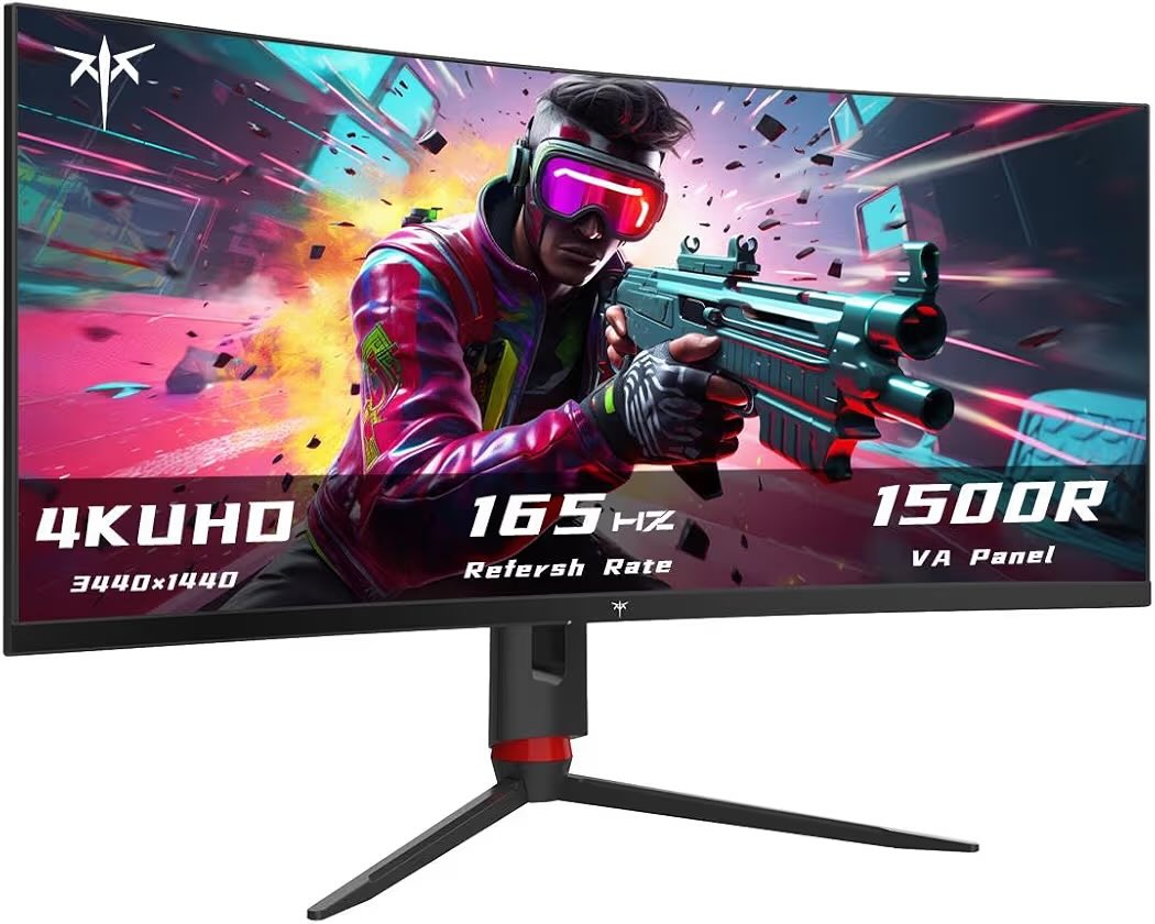 CaptHarrlock's tweet photo. شاشة ألعاب  KTC UltraWide مقاس 34 إنش 🖥️🔥

دقة WQHD 3440×1440 ( 4k 165 hz ) 
انحناء 1500R

تدعم HDR وFreeSync وG-SYNC لتقليل التقطيع وتحسين التجربة ✅

السعر الان 919 ريال بس!! 🔥
بعد خصم بطاقة الاهلي لأعضاء برايم 

❌ قبل : 1,197 ريال 

الرابط : https://t.co/2QmRwnUle2 https://t.co/FtUSJV6hxx