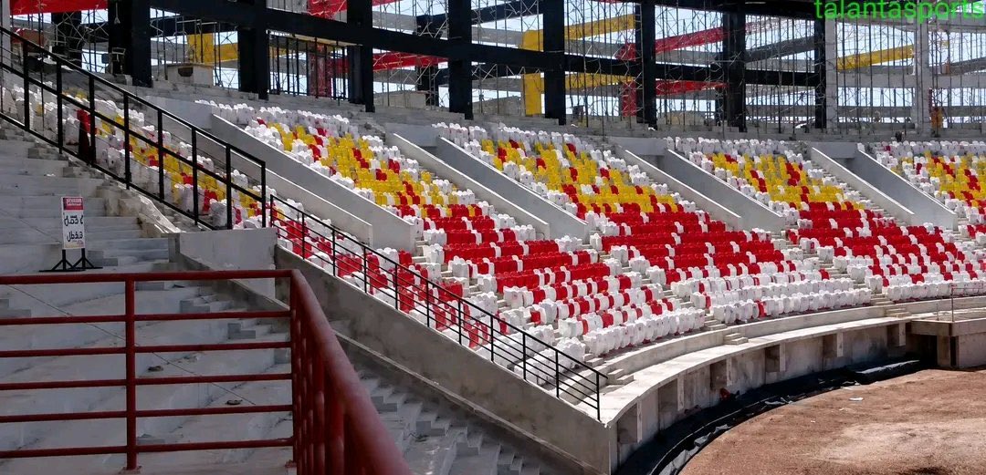 juli43720's tweet photo. Akii-Bua Stadium in Lira City is progressing for AFCON 2027, with seat installation, pitch preparation, roofing, and other works ongoing.
#AFCON2027 #AkiiBuaStadium #LiraCity #GoldenPosts @GCICUganda @GouInfrastruct https://t.co/Py3Zaoo4y2
