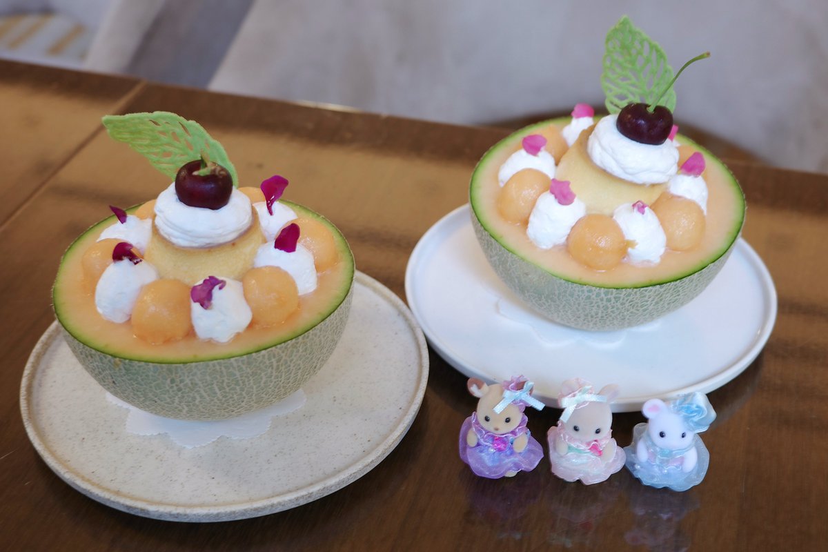 s2_oO07's tweet photo. セレスティン東京芝のメロンパフェ🍈🤍
気になってたから行けて嬉しい！本当に美味しすぎた、、(^っ ̫ -^)🎀🍮♡ https://t.co/68fQ9cAxhQ