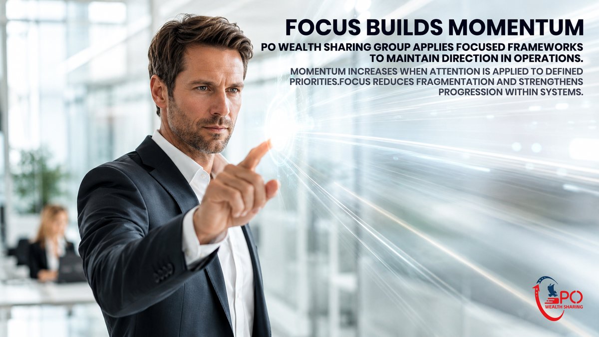 POWealthSharing's tweet photo. 🎯 Focus drives momentum through clear priorities.
🌐 PO Wealth Sharing Group applies focused frameworks for consistency.
⚙️ Sustained attention strengthens continuity.
🚀 Momentum grows through aligned effort.
#Focus #Momentum #Productivity #SystemThinking #POWealthSharingGroup https://t.co/u9bPY7bGTU