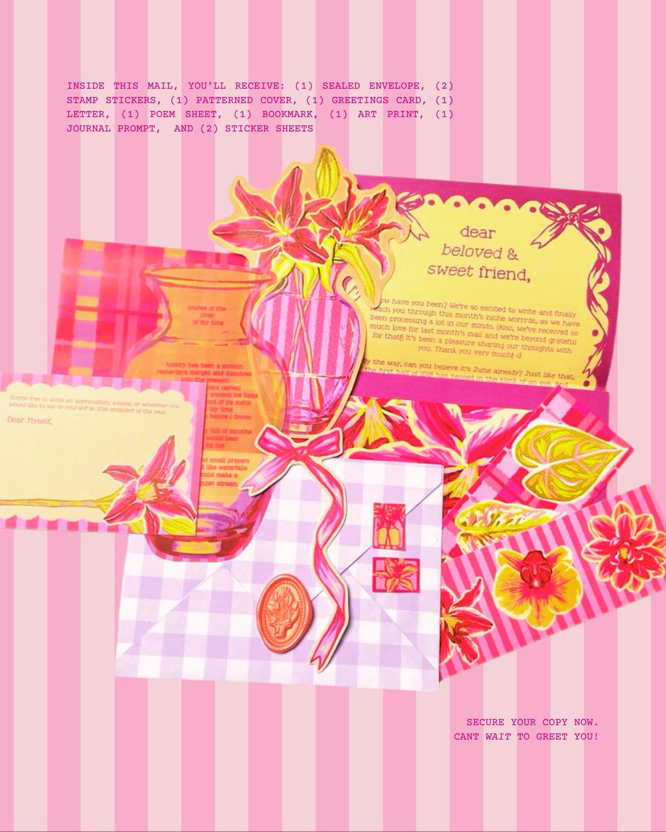 penyaramataan's tweet photo. tak terasa sudah edisi ke empat mail club imut buatan aku dan temanku🫰🌸jika minat boleh dm aku yaah ദ്ദി(˵ •̀ ᴗ - ˵ ) ✧ https://t.co/nm4BjbncW6