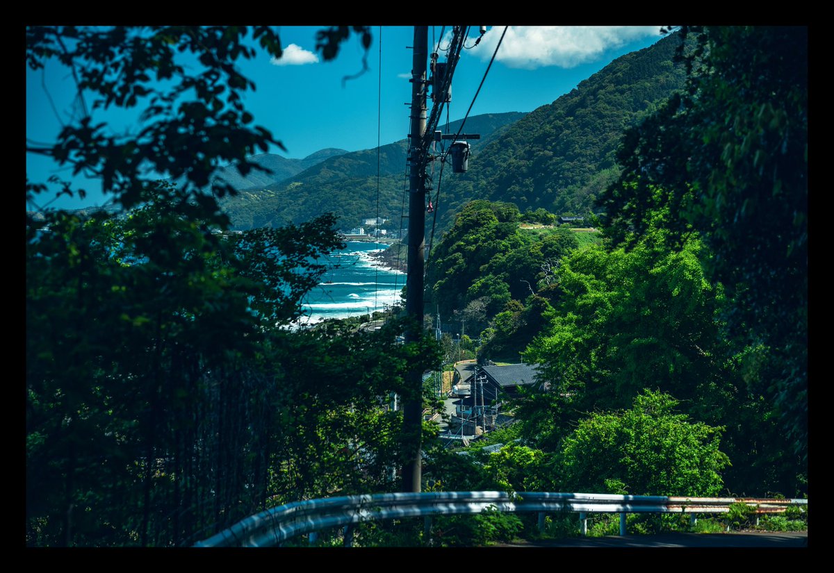 すれ違った風景 なんか良い田舎 こんな景色を見ながら夏休みを過ごしたかった
