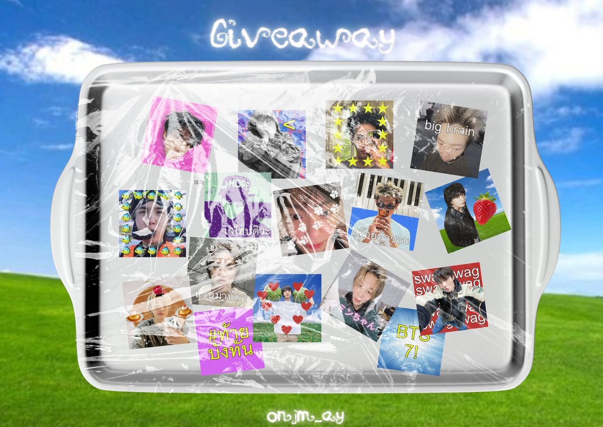 onjm_ay's tweet photo. 🍓🐛💭giveaway 🌟🧘‍♀️🎽

น้อนเป็น stickers นะฮะ เฟบให้เค้าหน่อยน้าจะได้รู้จำนวนครุ้บ 

#BTS_WORLDTOUR_BANGKOK https://t.co/yXEuvDqYfC