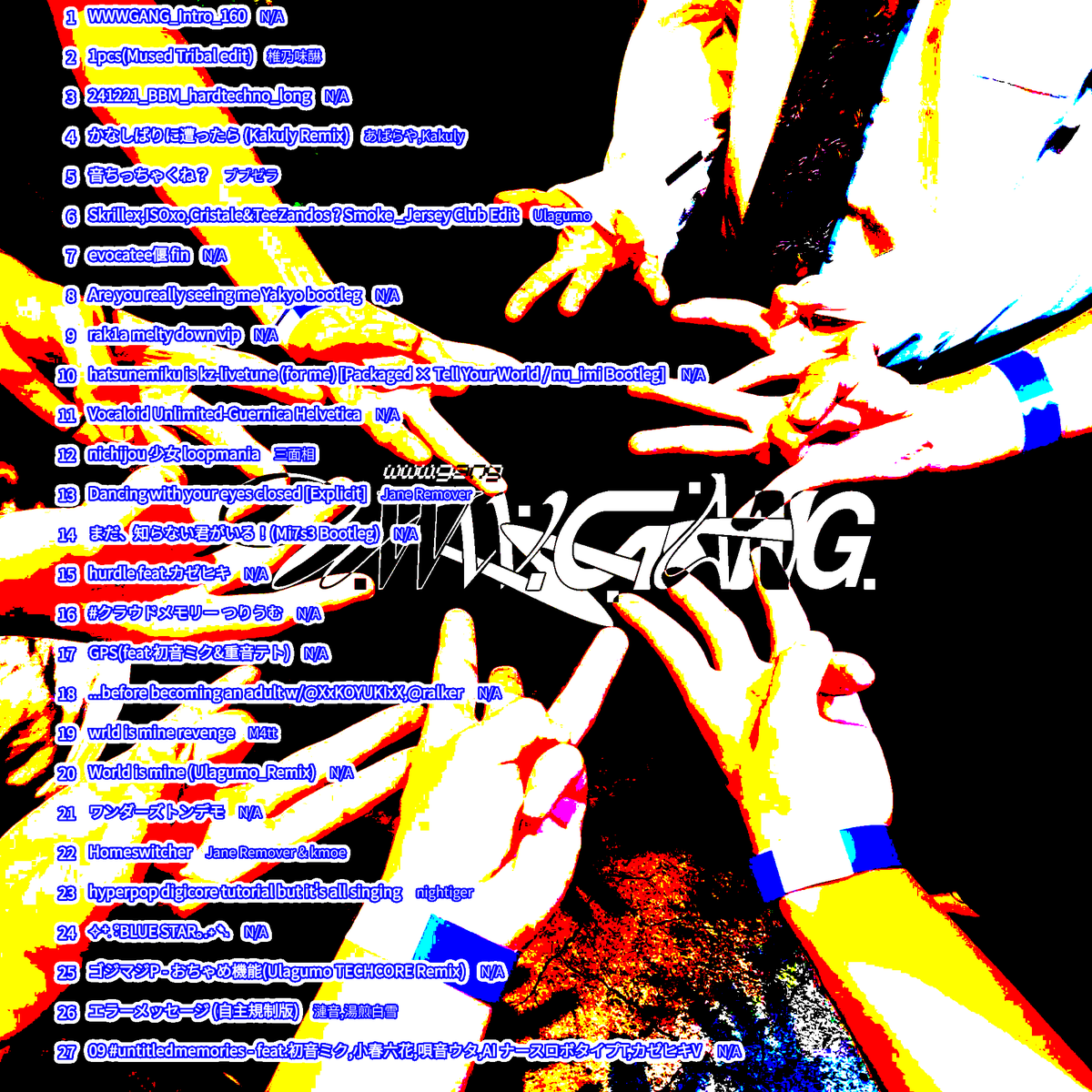WWWGang2026's tweet photo. #THELUVBUGS
WWW.GANG Setlist https://t.co/5H94y5Ikco