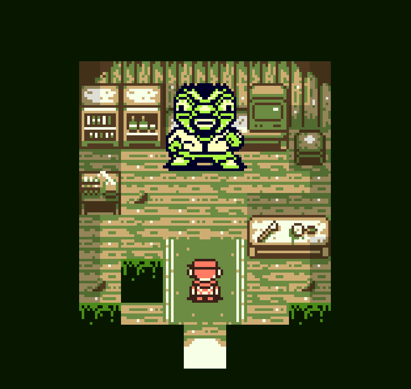 MonstrousEnt's tweet photo. Some screenshots from the pre-alpha demo of our upcoming RPG "The Ballad of Bearl Headwards"!

#gameboycolor #indiedev #GBStudio #pixelart #RPGㅤㅤㅤ https://t.co/6hUbMwbubp
