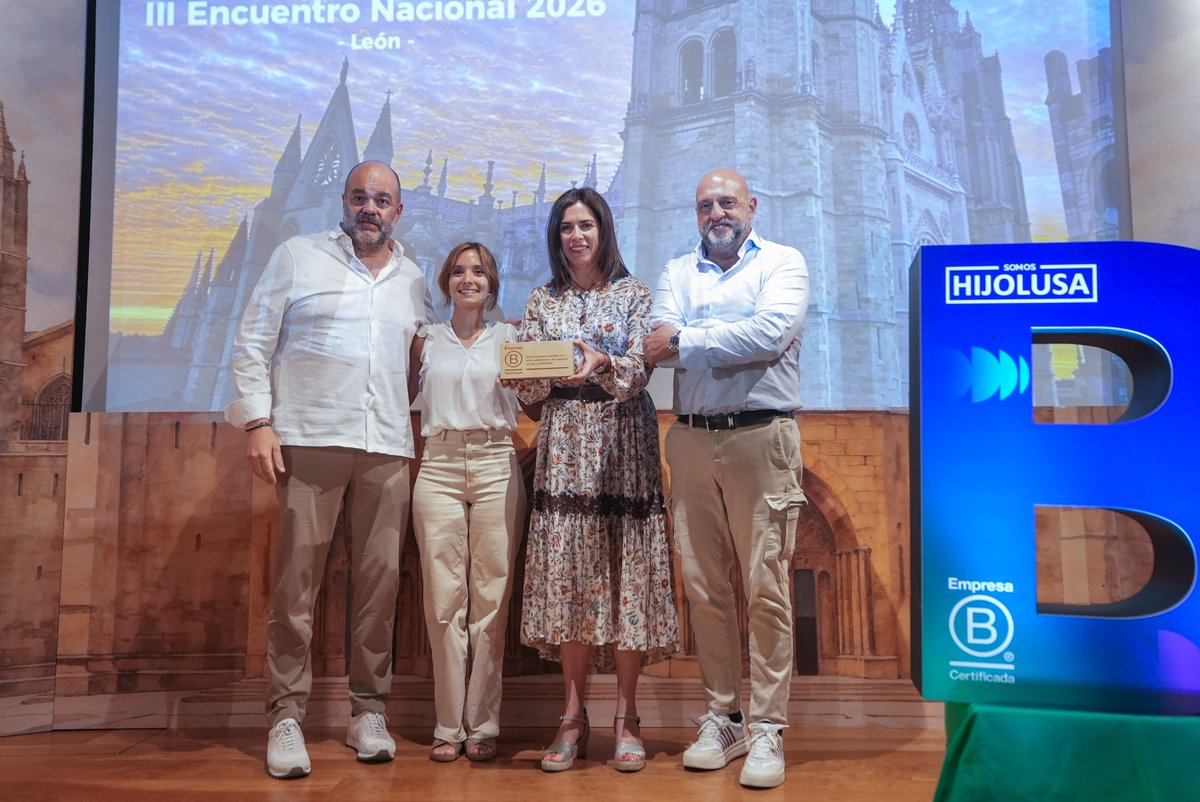 hijolusa's tweet photo. 🏆 Ya somos B Corp.
Un reconocimiento internacional que certifica nuestro compromiso con las personas, el medio ambiente y una forma de hacer empresa más responsable.
Somos Hijolusa, pionera en León 💚
Más información 👉 https://t.co/OgXF28faNG

#SomosHijolusa #BCorp @BCorpSpain https://t.co/y8I3OMAmhh