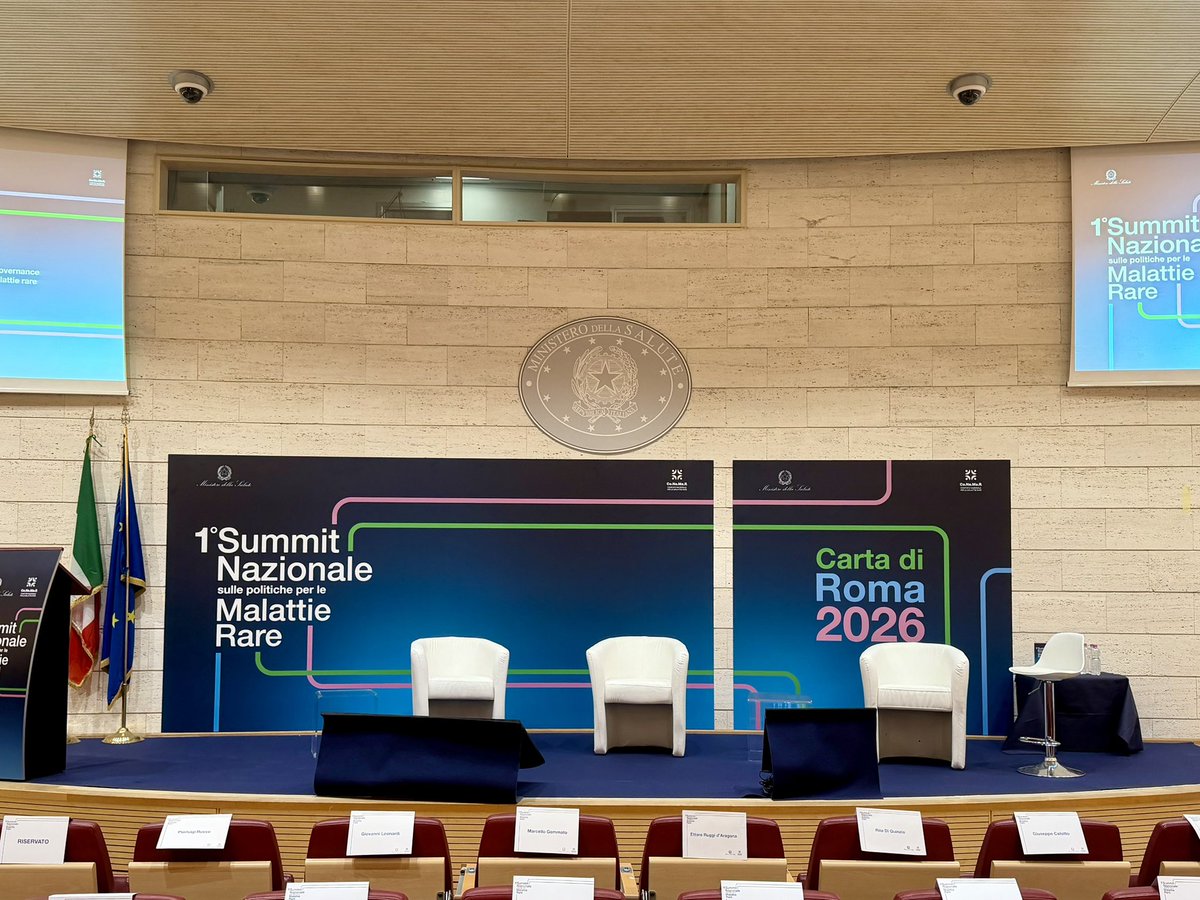 MinisteroSalute's tweet photo. 🟢 #15giugno | Al via la prima giornata del Summit Nazionale sulle politiche per le malattie rare. 
🔗 Per seguire i lavori in diretta https://t.co/jdKgF1anou. https://t.co/M8qRuZQsY8