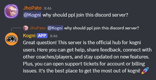 KogniPRO's tweet photo. For all who want to mess up with Kogni AI or have questions, don't miss our discord server: https://t.co/AUhVqT805E https://t.co/wRngtvZ4im