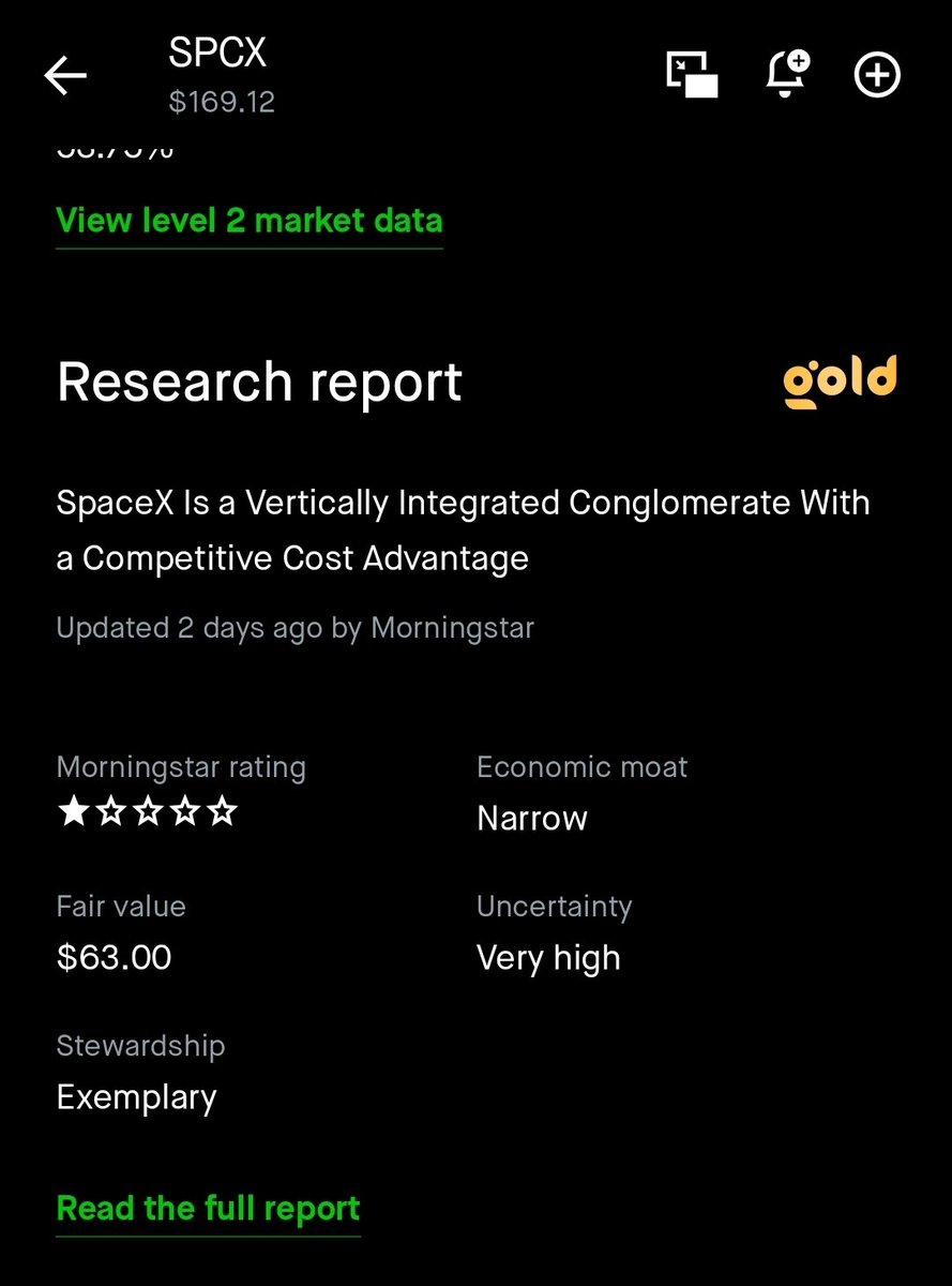 CTashkin's tweet photo. I don't think Morningstar knows the definition of a moat.   This is a considered a "gold" research report 🤦🏻‍♂️ https://t.co/zCw23Bw2Ly