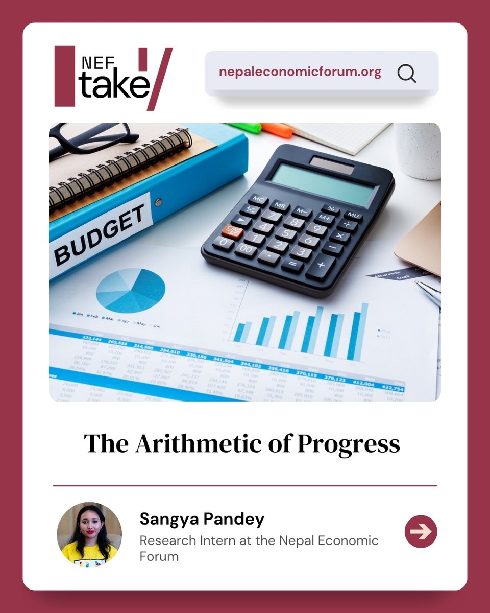 NEFNepal's tweet photo. In this week's #NEFtake, Sangya Pandey unpacks the striking paradox of the new NPR 2.12 trillion budget and what it means for Nepal's path toward fiscal reform.
Read now: https://t.co/WS8f5GM7HO
#NEF2026 #Nepal #Budget #FiscalPolicy #RSP #Economy #TaxReform #FATF #Austerity https://t.co/gqGWPJfhNm