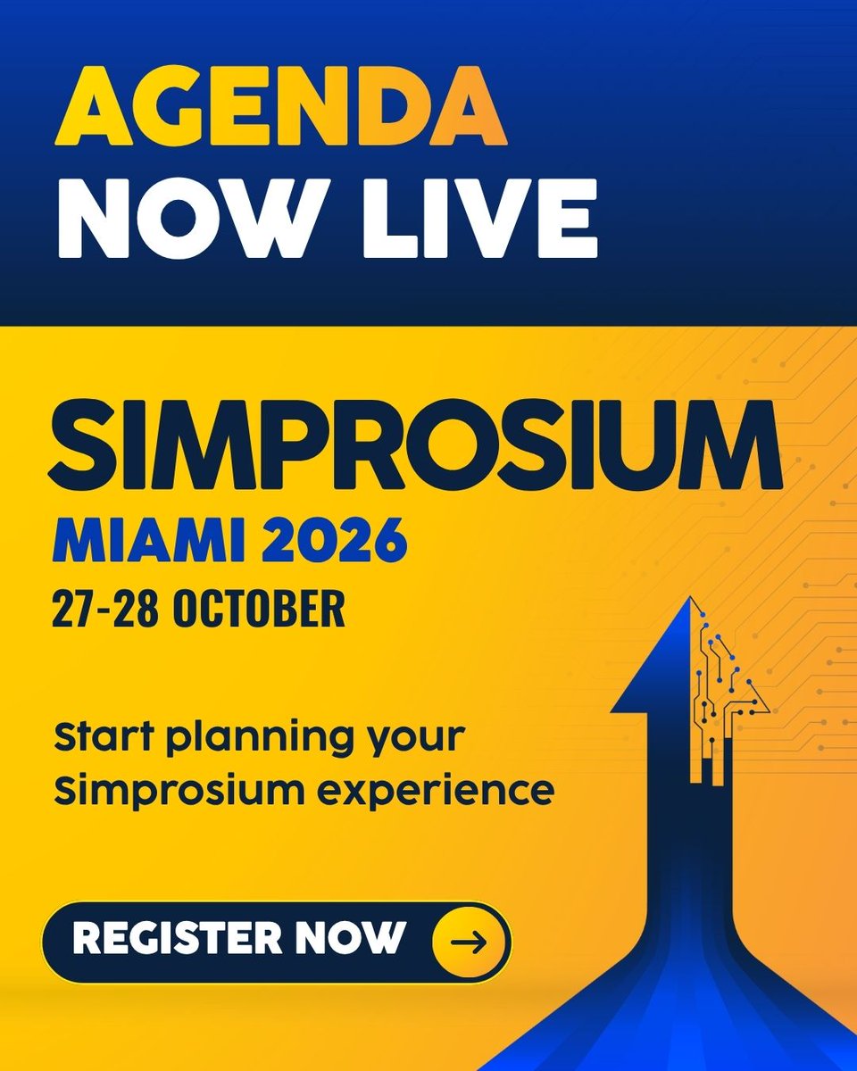 simprosoftware's tweet photo. The Simprosium agenda is live 🎉

Two days of sessions covering what matters most to trade &amp; service businesses: company vision keynote, product announcements, breakout learning sessions, expo, &amp; a networking reception:  https://t.co/0nZoQDnyCL.

#Simprosium2026 #Miami https://t.co/TwIhPNAHW5