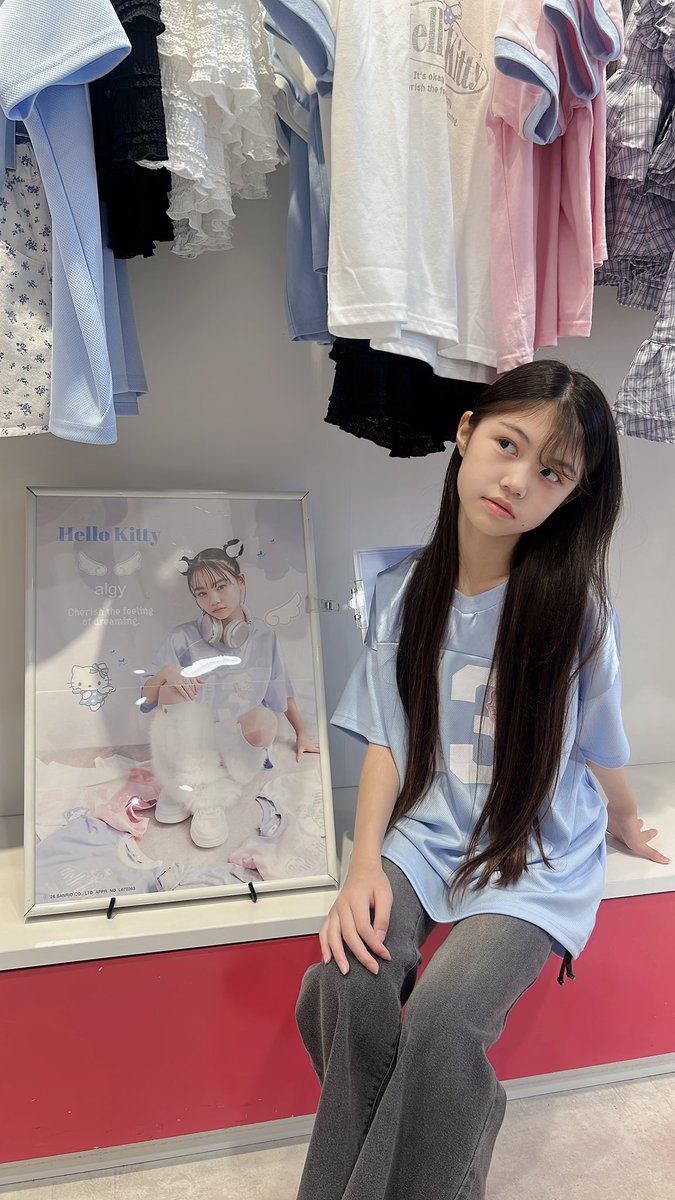 ym_lilysasion's tweet photo. algy × Hello Kitty🩵🎀

#algy #アルジー 
#HelloKitty #キティちゃん 
#カジュアルコーデ 

@ALGY_official 
@hellokitty https://t.co/heXoeez0Q7