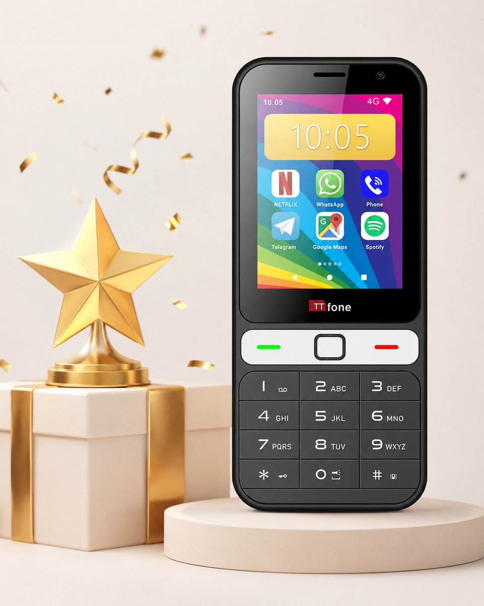 WeAreTTfone's tweet photo. Big congratulations to Charley Craig !
You’re the lucky winner of a TTfone TT280 – Simple 4G Dual SIM Bar Phone with Android
A huge thank you to everyone who took part—more exciting giveaways coming soon!
Click to Enter now - https://t.co/ii1iAEVzSo https://t.co/mqUJbSr3AB