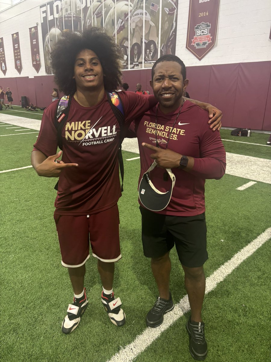 LijahTownsend1's tweet photo. #AGTG Very blessed and grateful for the opportunity to compete and work at Florida State University yesterday I want to thank these coaches for helping me improve my game
•@FSUFootball 
•@DBcoachadams 
•@CoachGMoss 
•@Showtime12u 
•@coach12425 
•@JB3Bynum 
•@DunnellonFTBL https://t.co/ruA2Nl49sV