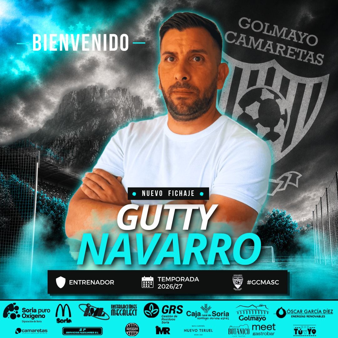 CD_GolCamaretas's tweet photo. REGIONAL MASCULINO 🫸🫷 Gutty Navarro, con dilatada experiencia en los terrenos, es el nuevo entrenador del #GCMasc.

Gracias y, 🅑🅘🅔🅝🅥🅔🅝🅘🅓🅞.

#SeguimosCreciendo #GC https://t.co/5Wrdy5mew6