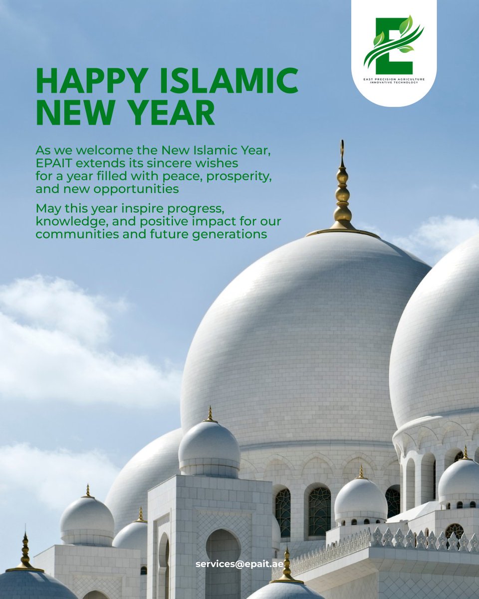 East_Precision's tweet photo. #IslamicNewYear #HijriNewYear #PrecisionAgriculture #AgriTech #SustainableAgriculture https://t.co/B6Ugvf0eoN