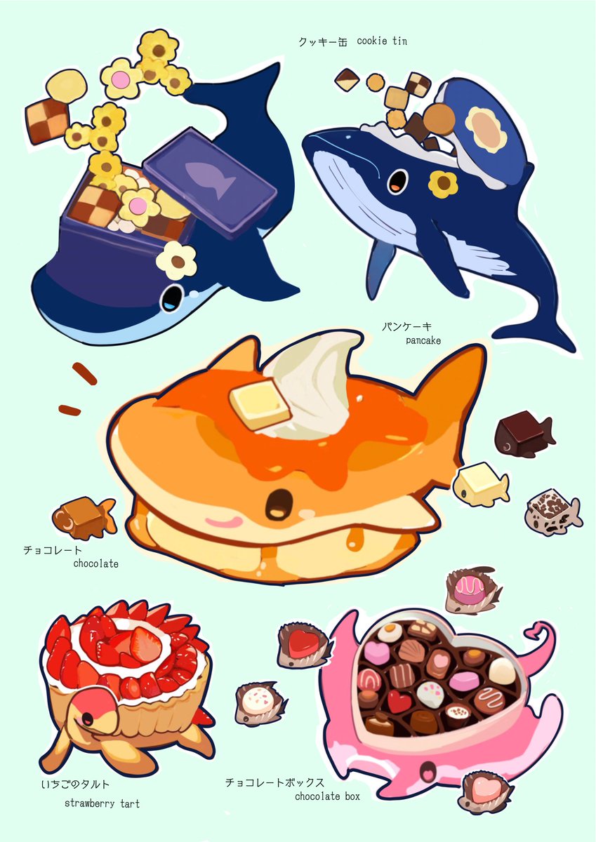 okashitofushigi's tweet photo. 🎉 おかしいきものウィーク 開催！ 🍰

​🐋 Day1｜大きな海の主役編

​ーーー 【全5回】ラインナップ ーーー
🐠 Day2｜キラキラ浅瀬編
🍭 Day3｜へんてこ駄菓子編
🐙 Day4｜海の底のかくれんぼ編
🌊 Day5｜深い海のヒミツ編
ーーーーーーーーーーーーーーーーーーー
​みんなはどの日が気になる？👀 https://t.co/9iRTmU2OKa