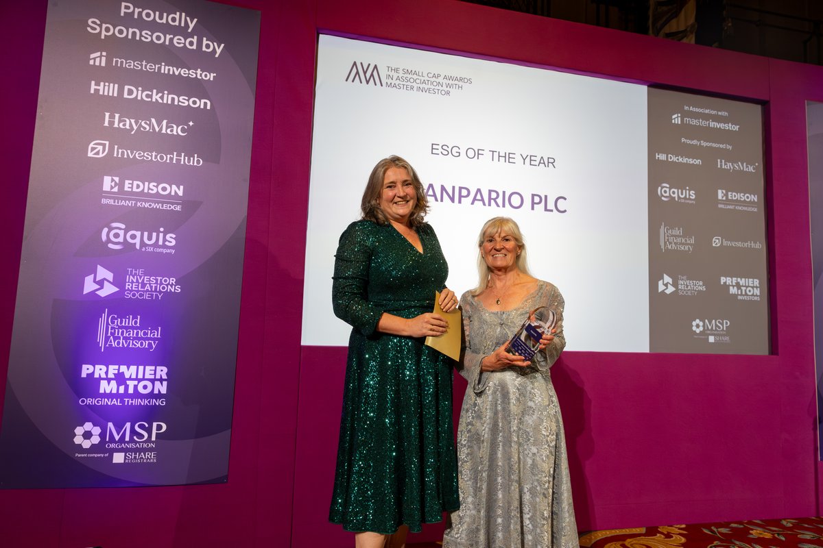 anparioplc's tweet photo. We are proud to announce that Anpario plc has been named ESG Company of the Year at the 2026 Small Cap Awards. https://t.co/FU1VClJF3J

#NaturesAnswer #ESG #SCNAwards26 https://t.co/0i772M4HdP