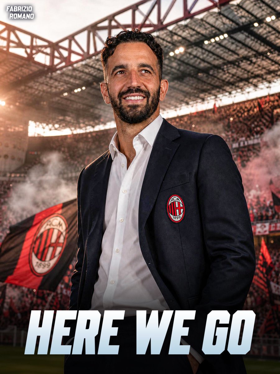twistluv's tweet photo. 🚨🔴⚫️ BREAKING: Rúben Amorim to AC Milan as new head coach, HERE WE GO! 🇵🇹

Verbal agreement done on deal valid until June 2028 plus option until June 2029.

Amorim has accepted all conditions and will sign this week as new Milan manager. 🫱🏻‍🫲🏼 https://t.co/0TE7eRWHii