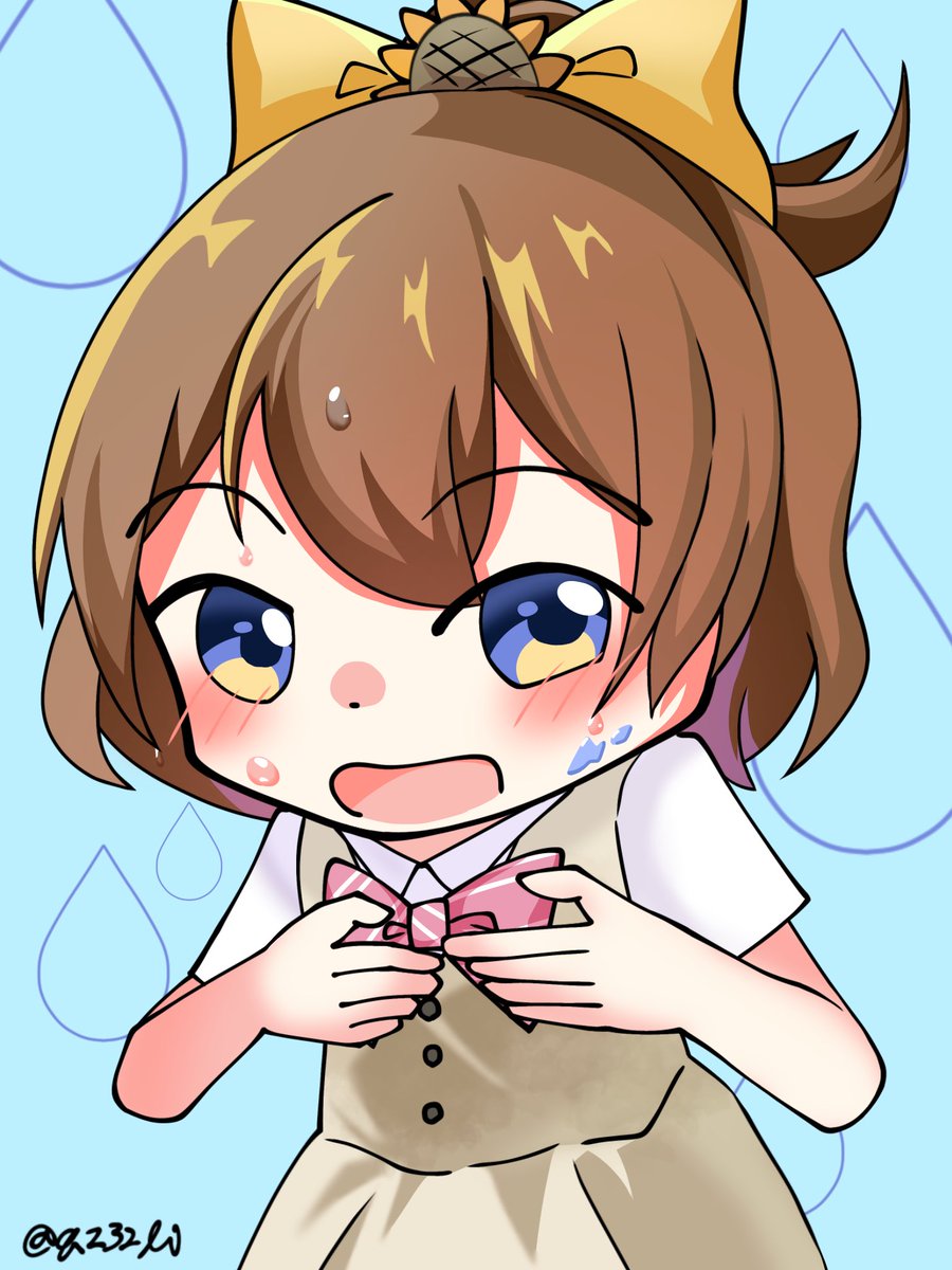 qz32li's tweet photo. え……なんで濡れてるのかって？……千夏ね！お兄ちゃんにおとなの女性として見て欲しかったんだ！それで…水風船入れてみたけど…割れちゃった……へへへ…… https://t.co/ZiX4YVgFFf