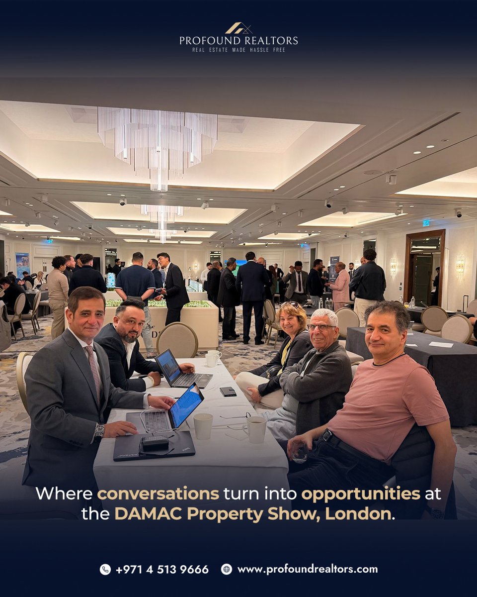 ProfoundRealto1's tweet photo. Highlights from the DAMAC Property Show in London. 🌐✨

Connecting clients with exclusive opportunities and building lasting partnerships.

#ProfoundRealtors #DamacProperties #LondonPropertyShow #RealEstateInvestment https://t.co/PXtMb4u0bx