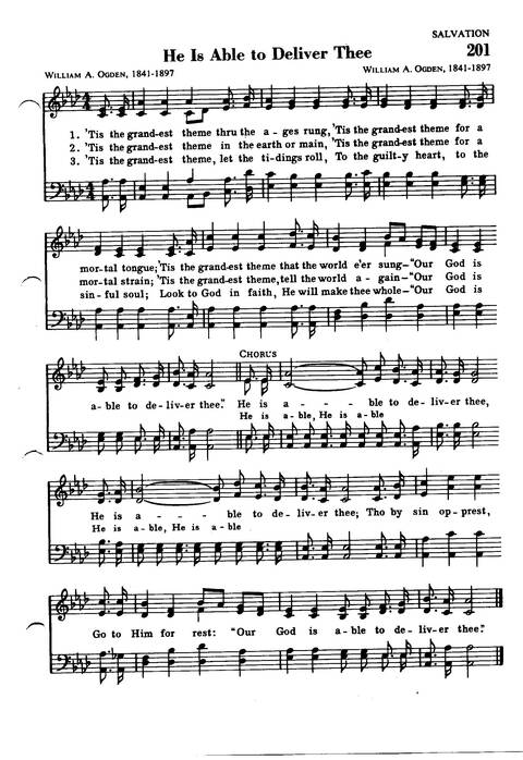Mark33782's tweet photo. Hymn: "He Is Able to Deliver Thee" by William A. Ogden https://t.co/80knOU3AU9