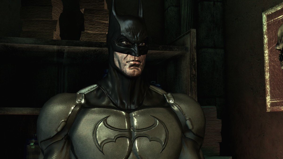 HenryHarper523's tweet photo. Here's what Batman looked like in the Pre Alpha build of Batman Arkham Asylum https://t.co/OITnCoMgLB