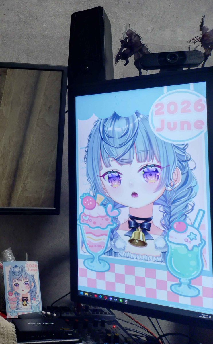 flame_windy's tweet photo. 【雑記】自己満
最近よく遊んでもらってるVをデスクトップにしてみた。
マジで普段はDiscordしか映してなかったのでこれはこれで良きｗ

#青空あのこ https://t.co/ZdphnPQOFD