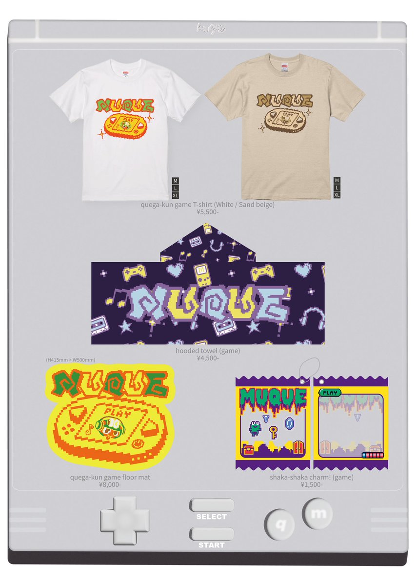 muque_official's tweet photo. \\ GOODS INFO //

「muque FANCLUB LIVE team qrog - STAGE1 -」
グッズEC販売のお知らせ🎮👾
￣￣￣￣￣￣￣￣￣￣￣￣￣￣￣￣￣￣￣￣￣￣￣
数量限定販売となりますので、お早めにチェックお願いします✔︎

【販売期間】
6/16(火)18:00 ～ 6/23(火)23:59

【販売場所】
muque official store
🛒https://t.co/ofOhcFgMxr
※FC会員様のみご購入いただけます。