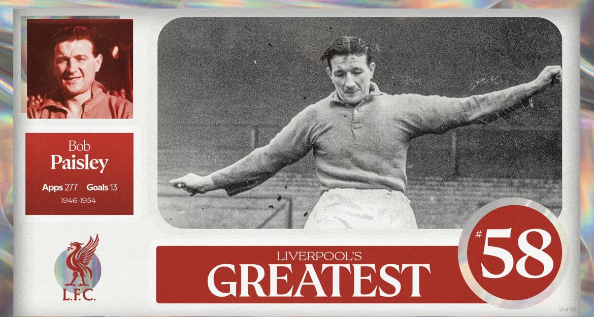AnfieldSector's tweet photo. Liverpool’s Greatest - No.58: Bob Paisley. 🔴 https://t.co/EFOmLDSwvv