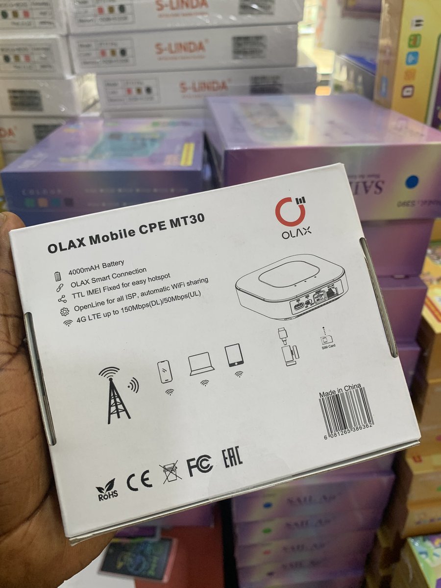 EtornamZacky's tweet photo. Pocket Mifi with Ethernet port (RJ45)

Support all networks 
Durable and long lasting battery (4000MaH)

Ghc399 https://t.co/iAFR6zCUJS