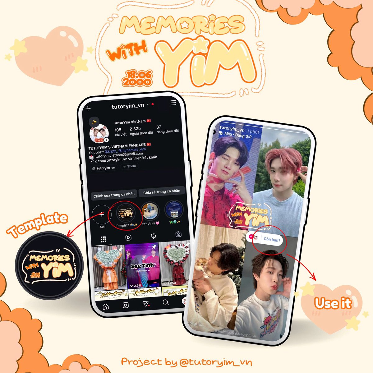tutoryim_vn's tweet photo. 𝐇𝐚𝐩𝐩𝐲 𝐘𝐢𝐦'𝐬 𝐃𝐚𝐲 💛🎉

✨ Show off your memories with Yim!

How to use:
👉🏻 Search "tutoryim_vn" on IG (check our Story or Highlights).
👉🏻 Tap "Add Yours" to upload your photos
👉🏻 Tag "mynameis_yim" &amp; "tutoryim_vn" so we can see! ❤️

#mynameis_yim
#YIM_DEXX https://t.co/Y8ze4P7Q78