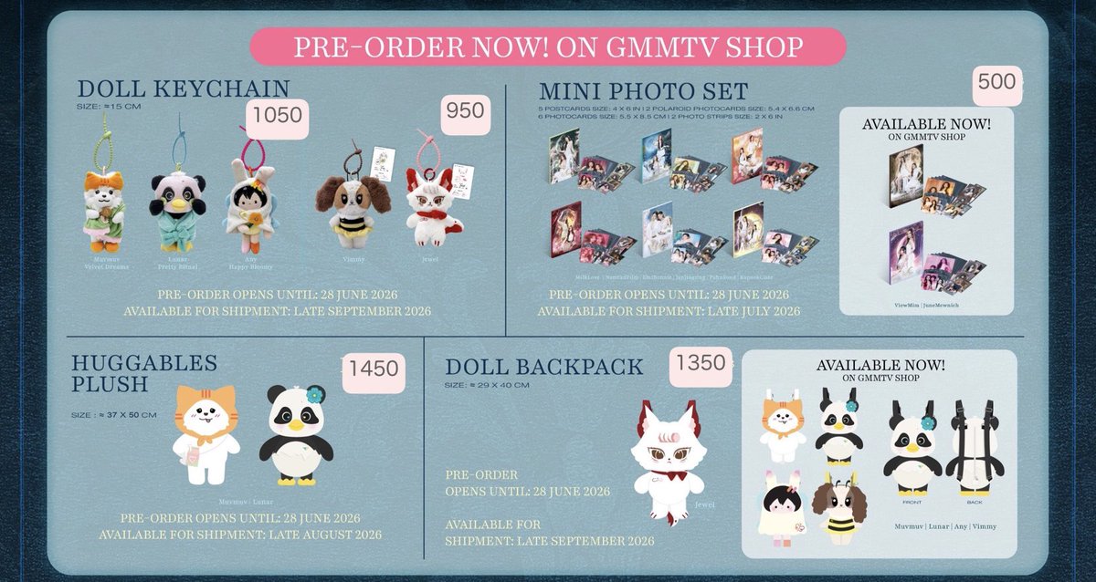 tny_arg's tweet photo. รับผ่อน BBfanfest2026

♡ ราคาตามรูป
♡ ผ่อน เริ่มต้น 100 ทุกเดือนต้องผ่อนขั้นต่ำ 100
♡ ไม่รวมส่ง
♡ กดของทันทีที่โอน ไม่ต้องรอรวม
♡ สนใจ dm 

#ตลาดนัดgmmtv https://t.co/2gikIYdPyB