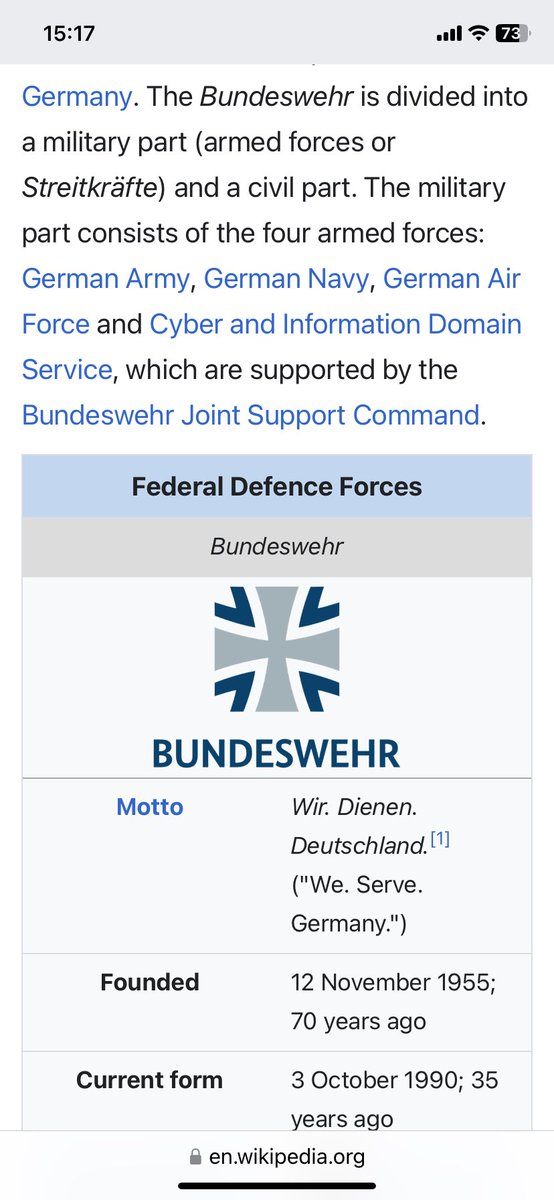 KozakSystems's tweet photo. @demarcorc @front_ukrainian 422 emblem is inspired by modern German army emblem, adopted since 1955
So if you think of it as a Nazi symbol, then whole modern German army are nazi? https://t.co/sjxdlbaHeh