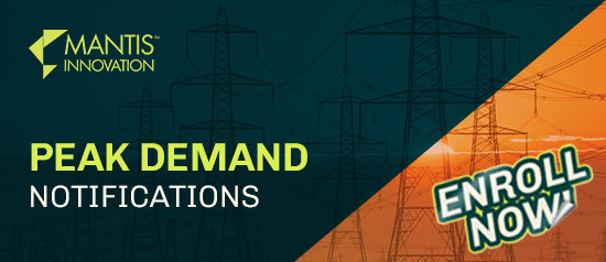 MantisInnov's tweet photo. Peak demand season is underway, and we’re already seeing activity across ISO-NE and PJM.
Stay informed and be ready to curtail when it matters.
👉 Enroll for peak demand notifications today: https://t.co/kyWRN7g1oL
#MantisInnovation #EnergyAdvisory #PeakDemand #PJM #ISONE https://t.co/6vwY7Tv1dp