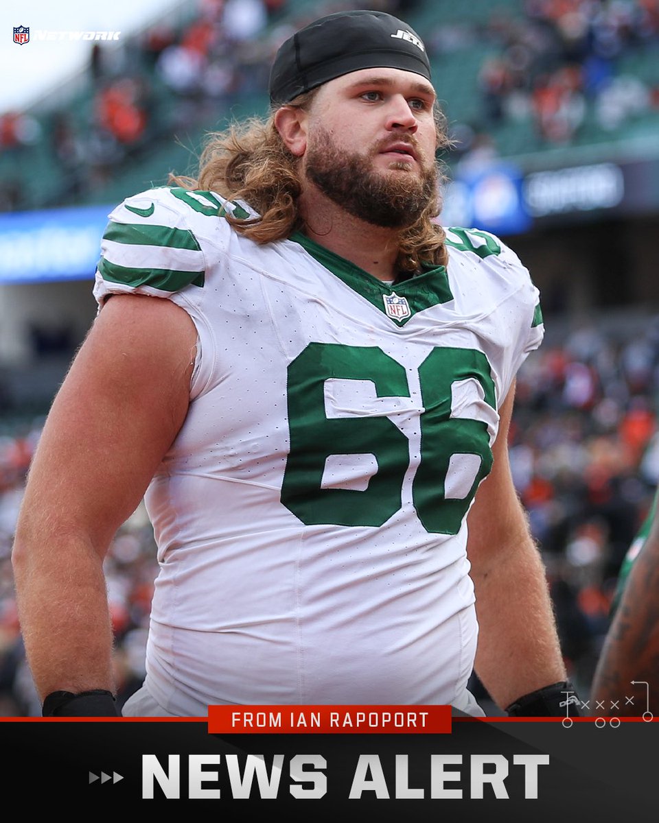 RapSheet's tweet photo. The #Jets and standout G Joe Tippmann have agree to terms on a big, new 4-year extension, sources say. 

One of the game’s top young guards gets paid, as the #Jets are set to lock up another core player. https://t.co/5gdXiQK4dJ