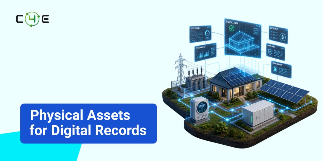 Chain4Energy's tweet photo. Real-world energy assets need reliable digital records.

C4E EnergyOS connects meters, renewable installations, and storage devices with digital twins, creating verifiable records for operations, performance, settlement, and compliance.

This helps turn physical energy infrastructure into a smarter, more transparent digital energy network.

Learn more here: 
👉 https://t.co/ZEn5JzyqK0