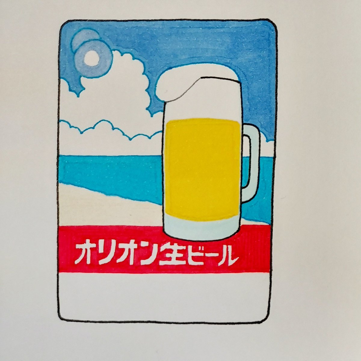 【pizza様】　オリオンビール　看板 沖縄の居酒屋によくあるオリオンビールの看板。