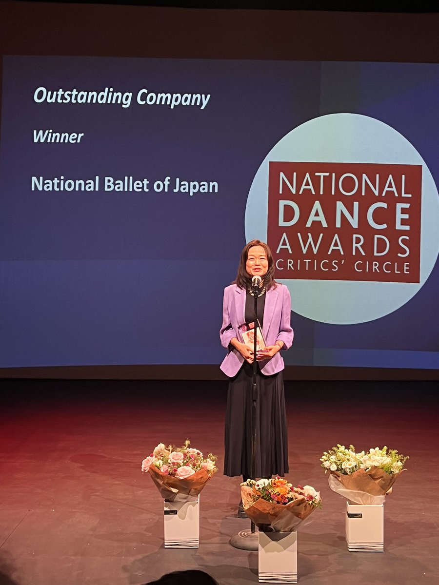 FatimaNollen's tweet photo. Stef Stefanou Award for 
Outstanding Company
#NDA26
Winner: National Ballet of Japan
@coronettheatre 
@NatDanceAwards https://t.co/zUMLPi4KBN
