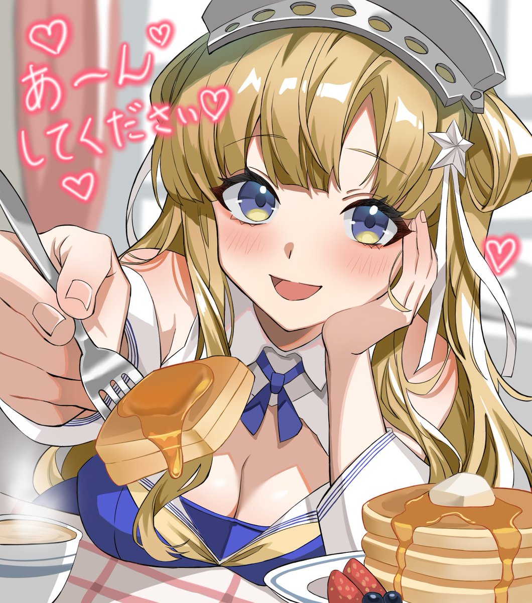 sakana_u_u_'s tweet photo. フレッチャーママです！🥞
Skebありがとうございました！！
 #艦これ https://t.co/VMIPIBtg1r
