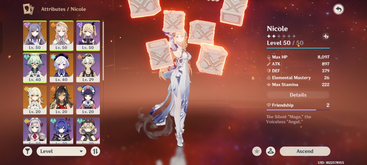 catsophore's tweet photo. wts akun gi genshin nicole midgame (ar 25) + keqing qiqi dehya
unset bday unset user bisa ce
asia server no minus/hack
pity 30 off
55k
#zonauang #zonajajan #wts https://t.co/OsvMQFvH0X