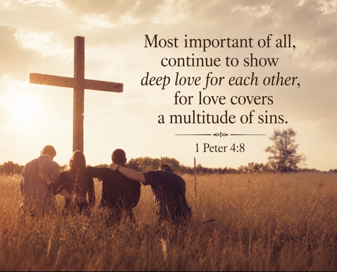 JuanGar413's tweet photo. #AboveAllKeepLovingOneAnother #1Peter4:8 #Amen https://t.co/grucUBx45H