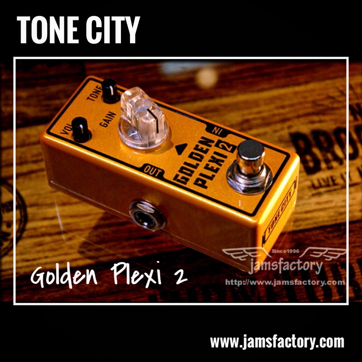 jamsfactory's tweet photo. 🎸USED NEW LINE UP✨
✳TONE CITY Golden Plexi 2
マーシャルタイプディストーション
歯切れのいいブリティッシュサウンドが魅力の一台
プレキシマーシャルよりも深く歪むのでモダンなロックにもなんの違和感もなくマッチするのが嬉しいポイント
https://t.co/wtewMMbPbK https://t.co/gCAm0h4qJ3