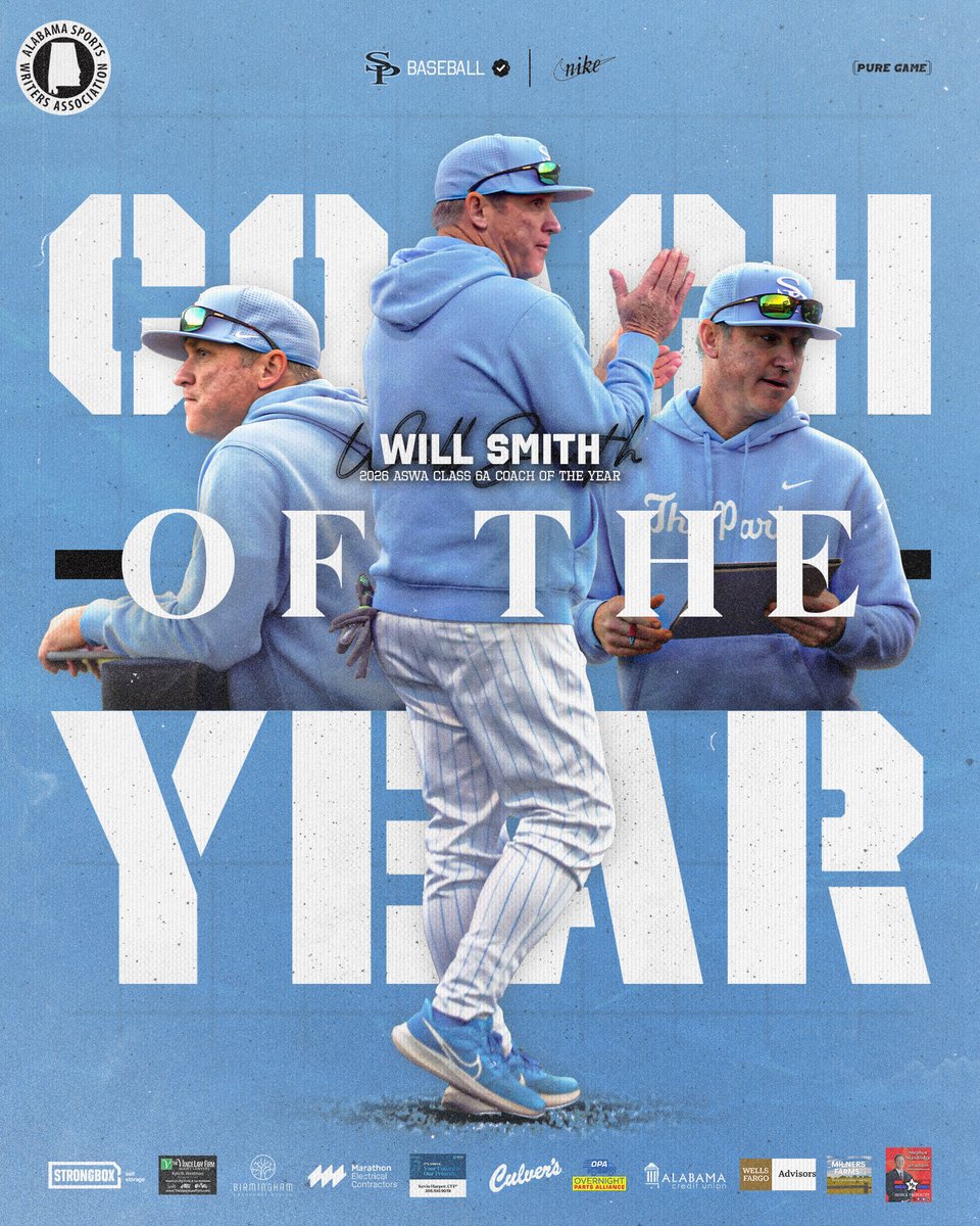 spjagbaseball's tweet photo. Huge shout-out to @WsmithS for being named Coach Of The Year!!! https://t.co/4jFGmecdtp