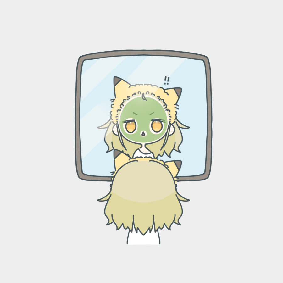 __ch_t's tweet photo. 最近使ってるパックが緑色で鏡見るたびにちょっとびっくりする https://t.co/4W7QGCLX75
