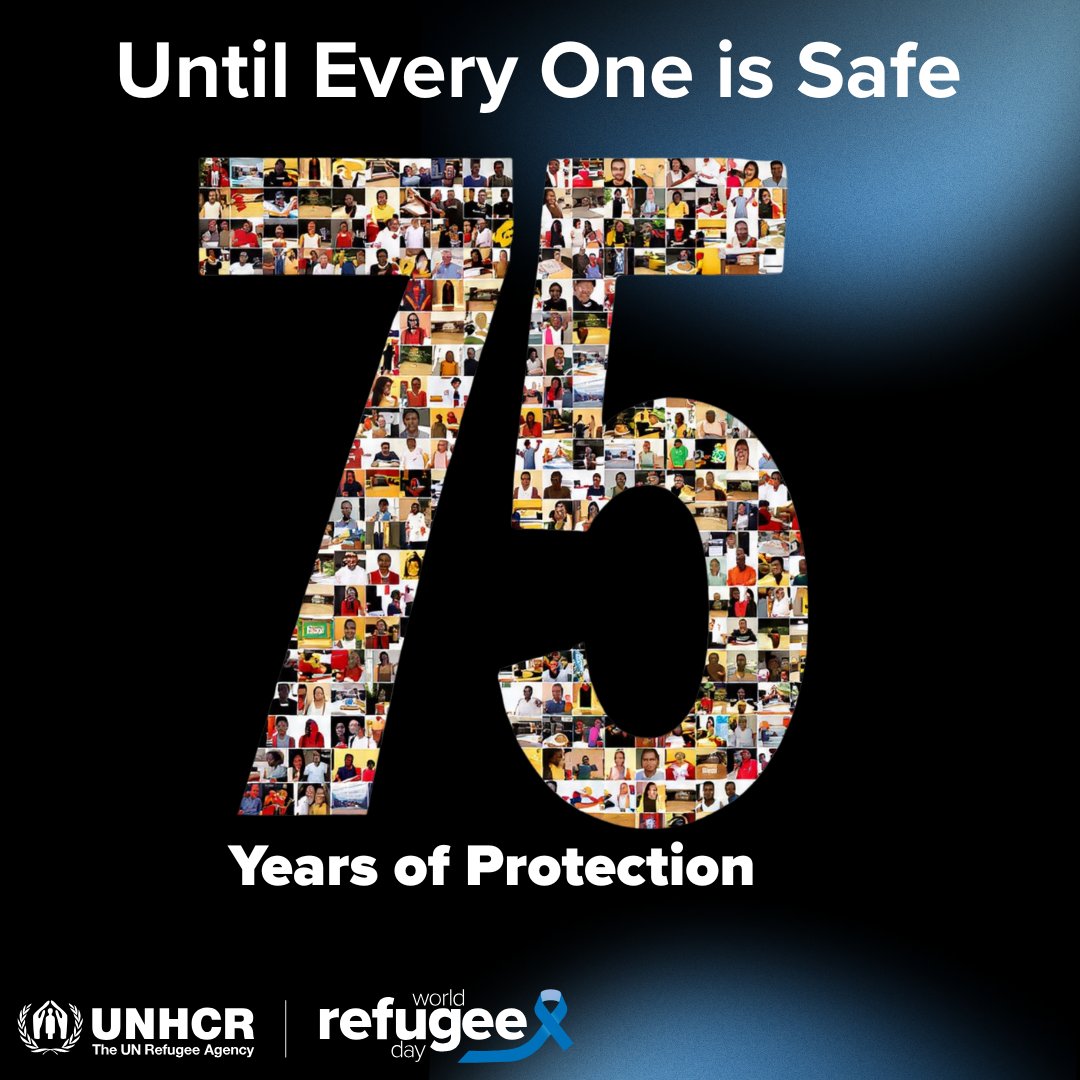 unhcrnigeria's tweet photo. For 75 years, the Refugee Convention has protected the right to seek safety.

That commitment matters now more than ever and must be upheld for every person forced to flee.

#UntilEveryoneIsSafe #WithRefugees #Nigeria #WRD2026 #WorldRefugeeDay #20June #RefugeeConvention #75years https://t.co/illiAHlkHU