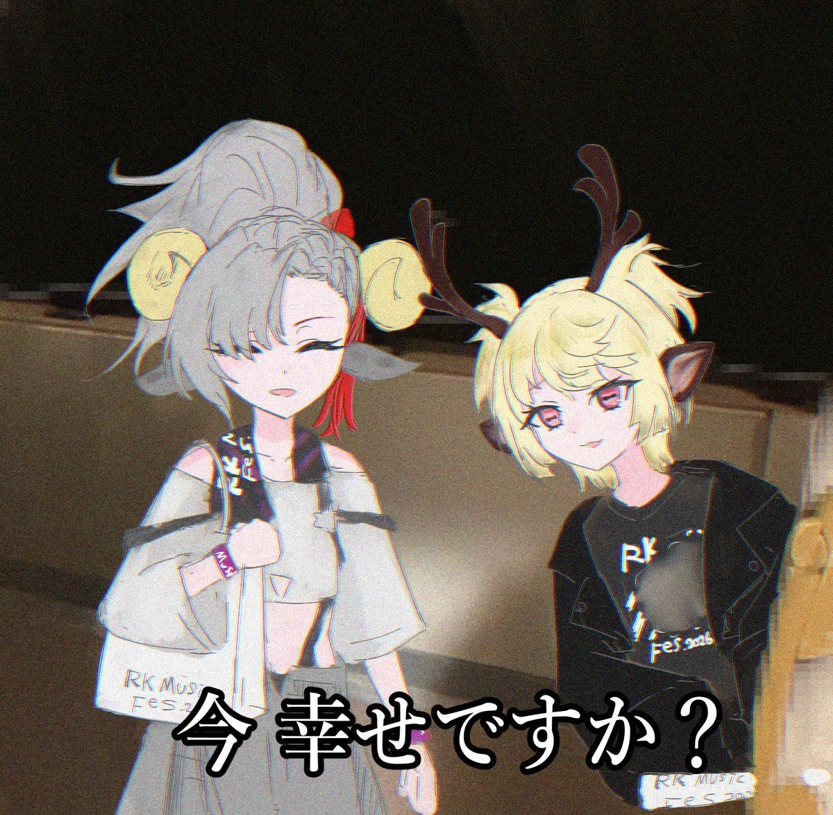 join8237's tweet photo. 玄関開けたらいる鹿羊 https://t.co/FtwVhZFtYg