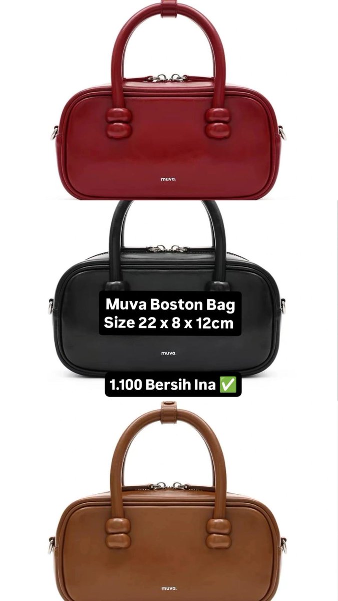 IA_Jastip's tweet photo. OPEN JASTIP HANDCARRY SHANGHAI 

Muva Boston Bag, size 22x8x12cm
1.100.00 bersih INA ✅ 

#Shanghai #China #Jastip #Handcarry #MuvaBoston https://t.co/aShSKipiZa